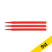 Refill kulspetspenna raderbar | 123ink | röd | 9st 301243