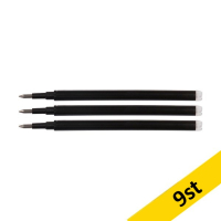 Refill kulspetspenna raderbar | 123ink | svart | 9st 301242