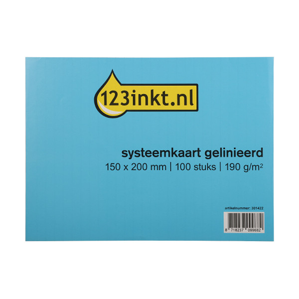 Registerkort 150mm x 200mm | 123ink | 100st K-6106C 301422 - 1