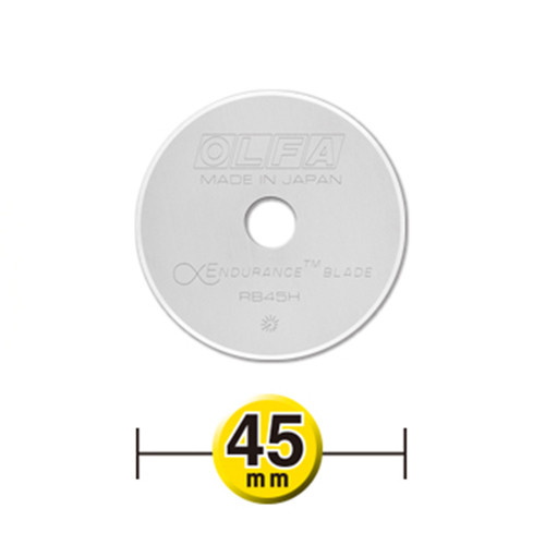 Reservblad roterande 45mm | Olfa RB45H-1 för RTY-2/DX RB45H-1 219714 - 1