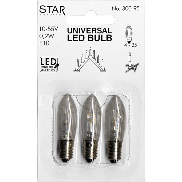 Reservlampa E10 | 10-55V | utomhus | 3-pack [Star Trading] 300-95 362009 - 4