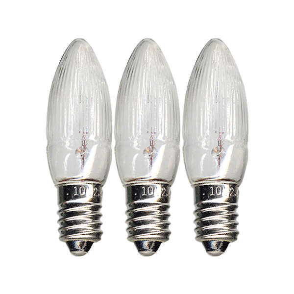 Reservlampa E10 | 10V | dimbar | 3-pack [Star Trading]⭐ 313-55 362008 - 1