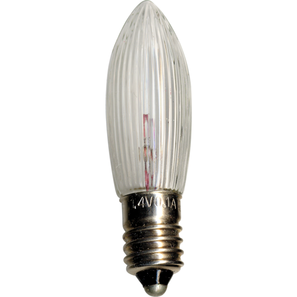 Reservlampa E10 | 24V | klar | dimbar | 3-pack [Star Trading] 303-55 362003 - 3