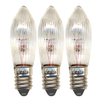 Reservlampa E10 | 34V | klar | dimbar | 3-pack [Star Trading]