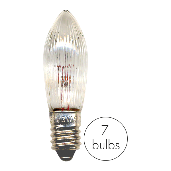 Reservlampa E10 | 34V | klar | dimbar | 3-pack [Star Trading] 304-55 361374 - 2