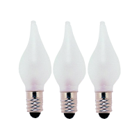 Reservlampa E10 | 55V | frostad | dimbar | 3-pack 310-58 362007