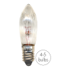 Reservlampa E10 | 55V | klar | 1.3x4.5cm | dimbar | 3-pack 305-55 361375 - 2