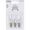 Reservlampa E10 | 55V | klar | dimbar | 3-pack [Star Trading] 305-01 361999 - 4