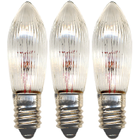 Reservlampa E10 dimbar | 12V 2,4W | 3st [123ink]