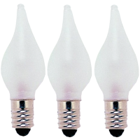 Reservlampa E10 dimbar | 24V 1,8W | frostad | 3st [123ink]