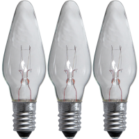 Reservlampa E10 dimbar | 55V 3W klar | 3st [123ink] 501906