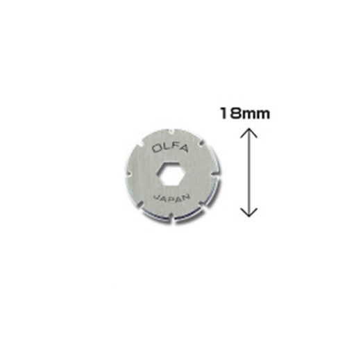 Reservperforeringsblad roterande | 18mm | Olfa PRB18-2  för RTY-4 | 2st PRB18-2 219708 - 1