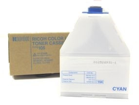 Ricoh 105 C (885409) cyan toner (original) 885409 074010 - 1