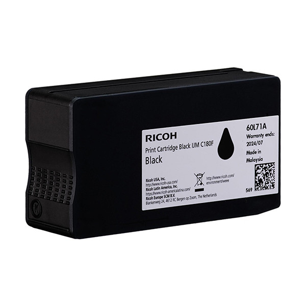 Ricoh 408517 svart bläckpatron (original) 408517 067268 - 1