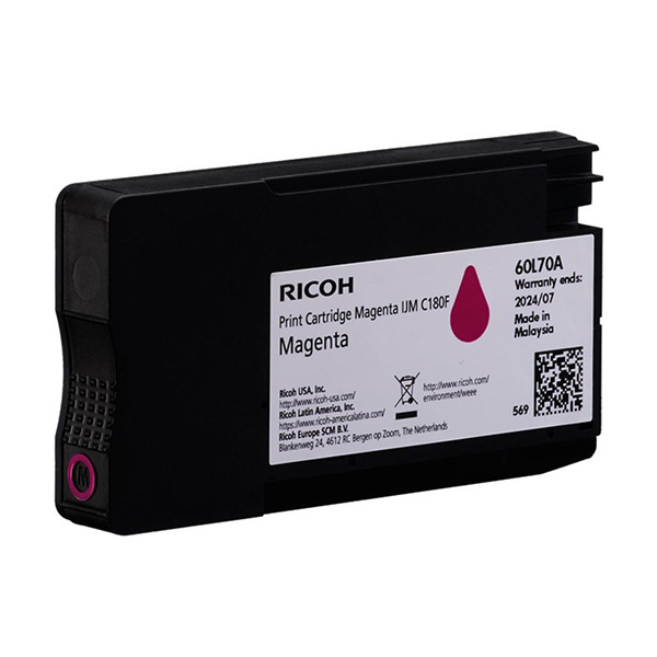 Ricoh 408519 magenta bläckpatron (original) 408519 067272 - 1