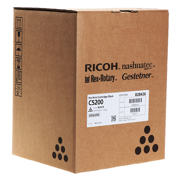 Ricoh 828426 svart toner (original) 828426 067164 - 1