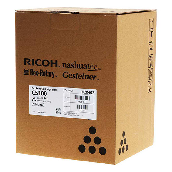 Ricoh C5100 (828225) svart toner (original) 828225 828402 073532 - 1