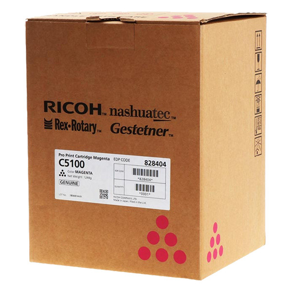 Ricoh C5100 (828227) magenta toner (original) 828227 828404 073528 - 1