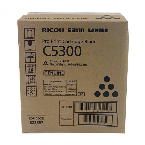 Ricoh C5300 svart toner (original) 828601 067260 - 1