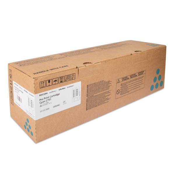 Ricoh C751 (828212) cyan toner (original) 828212 073748 - 1