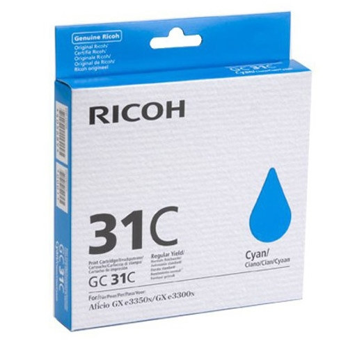 Ricoh GC-31C cyan gelpatron (original) 405689 073946 - 1