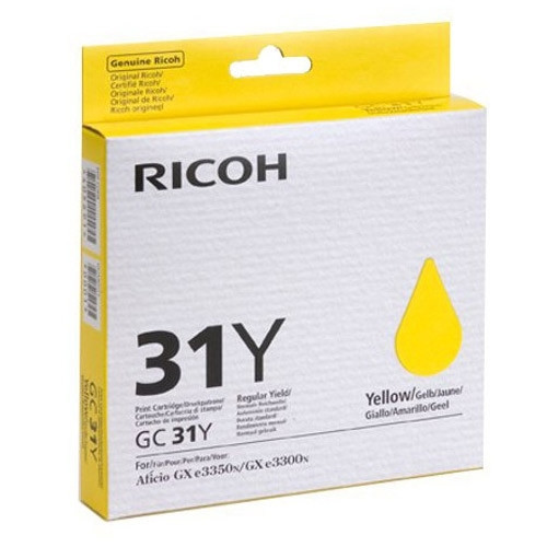 Ricoh GC-31Y gul gelpatron (original) 405691 073950 - 1