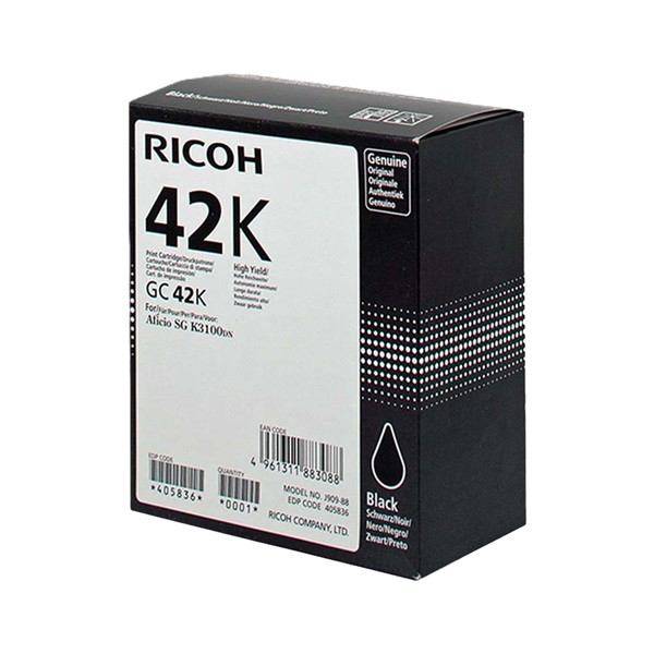 Ricoh GC-42K svart bläckpatron extra hög kapacitet (original) 405836 067034 - 1