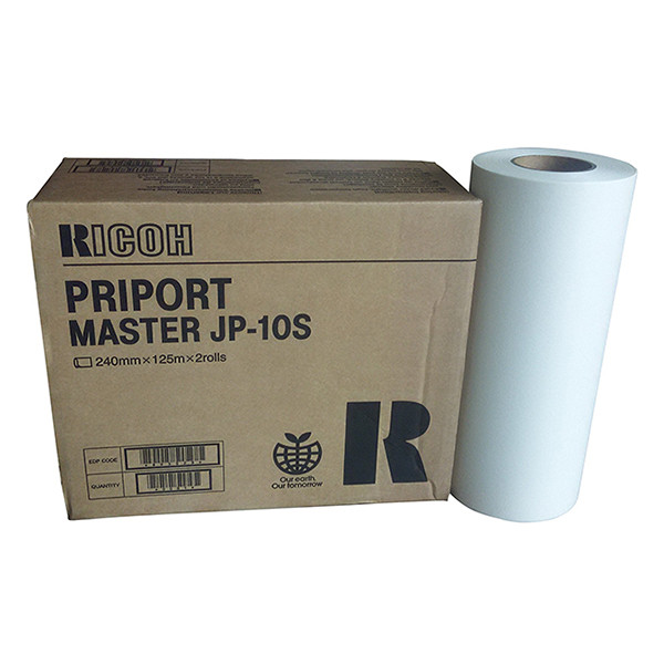 Ricoh JP10S (A4) master unit 2-pack (original) 893023 074630 - 1