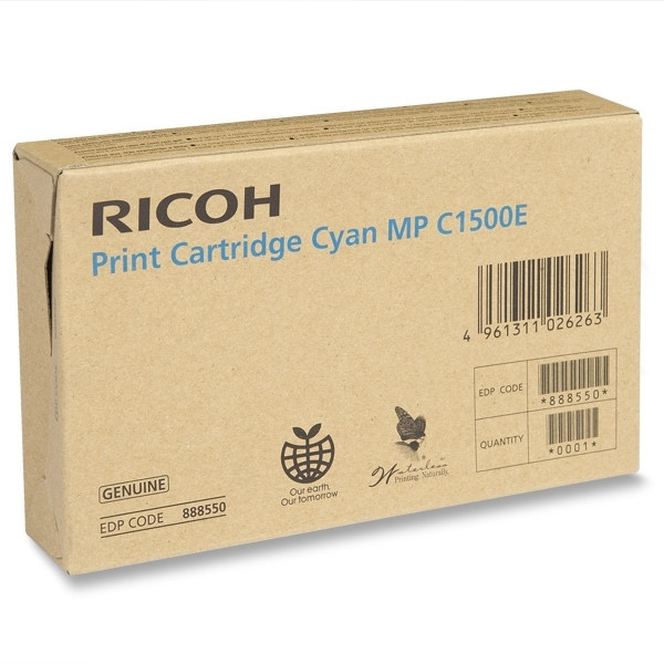 Ricoh MP C1500 C (888550) cyan gel toner (original) 888550 074822 - 1