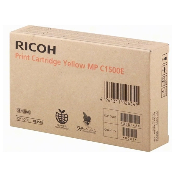 Ricoh MP C1500 Y (888548) gul gel toner (original) 888548 074826 - 1