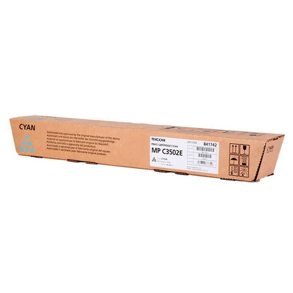 Ricoh MP C3502E (841654) cyan toner (original) 841654 841742 842019 073826 - 1