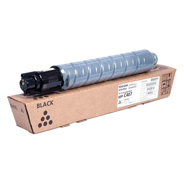 Ricoh MP C407 (842211) svart toner hög kapacitet (original) 842211 067136 - 1