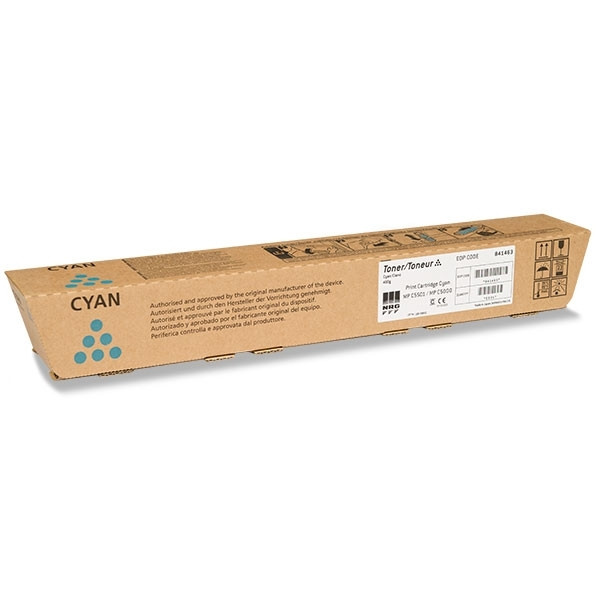 Ricoh MP C5501E/MP C5000E (841163) cyan toner (original) 841163 841459 842051 073978 - 1