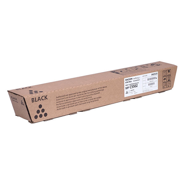 Ricoh MP C5502E (841683) svart toner (original) 841683 841755 842020 073814 - 1