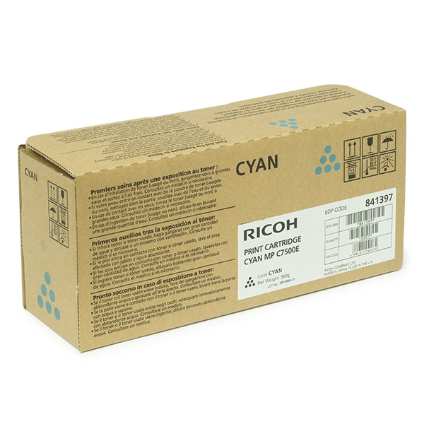 Ricoh MP C7500 (841101) cyan toner (original) 841101 841397 842072 073938 - 1