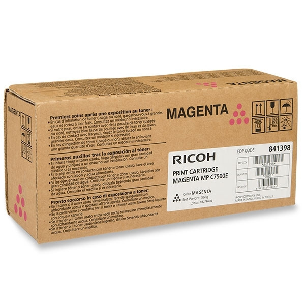 Ricoh MP C7500 (841102) magenta toner (original) 841102 842071 073940 - 1