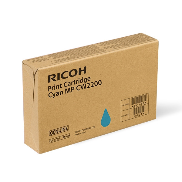 Ricoh MP CW2200 cyan bläckpatron (original) 841636 067002 - 1