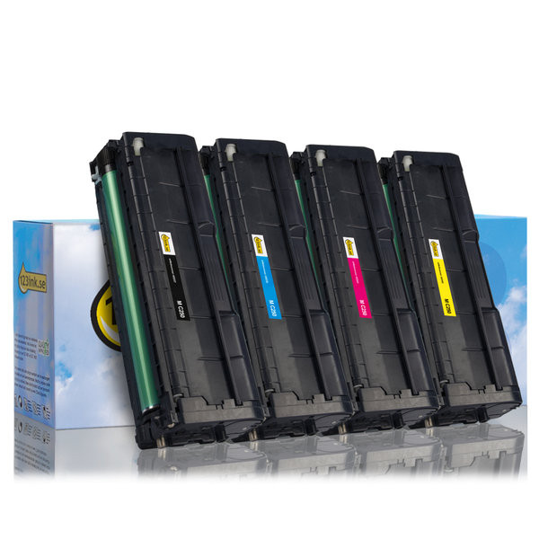 Ricoh M C250 BK/C/M/Y toner 4-pack (varumärket 123ink)  125356 - 1