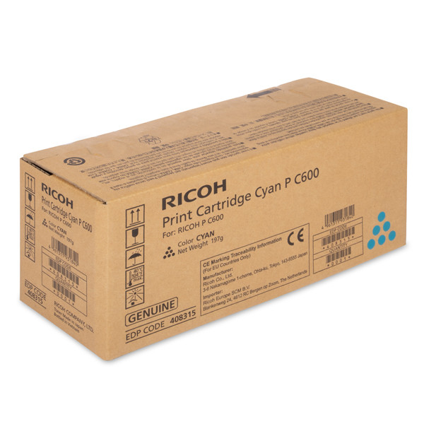 Ricoh P C600 (408315) cyan toner (original) 408315 602285 - 1