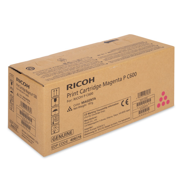 Ricoh P C600 (408316) magenta toner (original) 408316 602287 - 1
