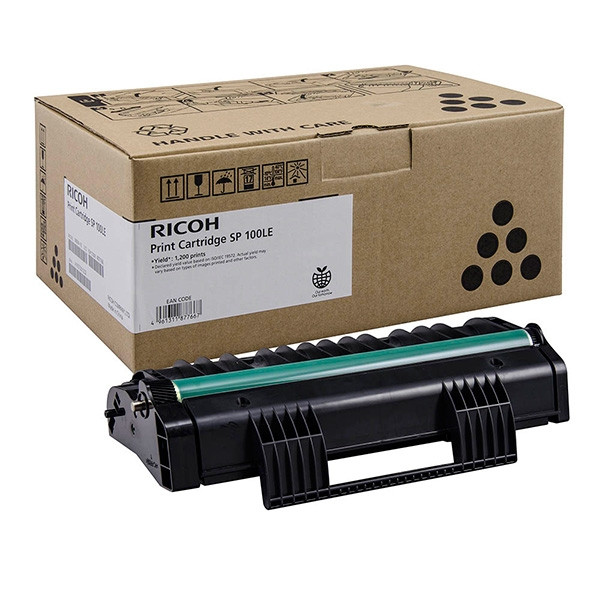 Ricoh SP-100LE (407166) svart toner (original) 407166 073630 - 1