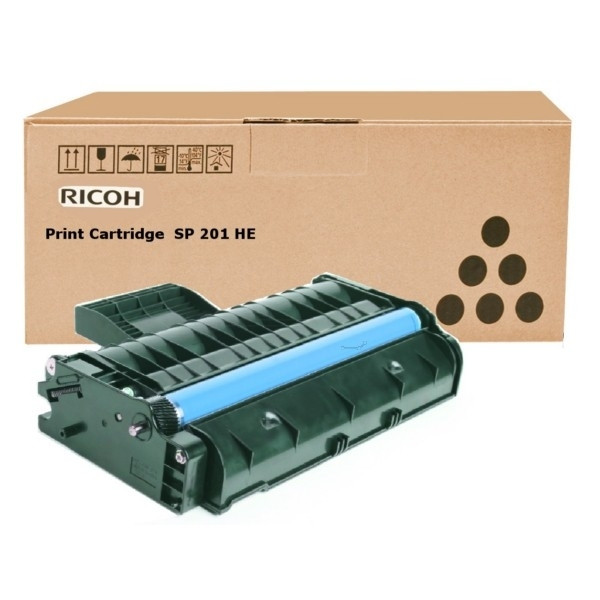 Ricoh SP-201HE (407254) svart toner hög kapacitet (original) 407254 073628 - 1