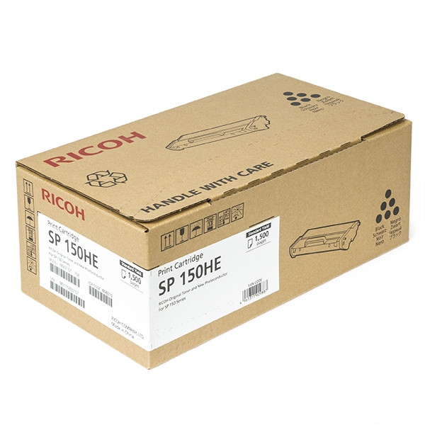 Ricoh SP 150HE (408010) svart toner hög kapacitet (original) 408010 066980 - 1