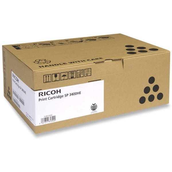 Ricoh SP 3400HE/SP 3500HE (406522) svart toner hög kapacitet (original) 406522 407648 073934 - 1