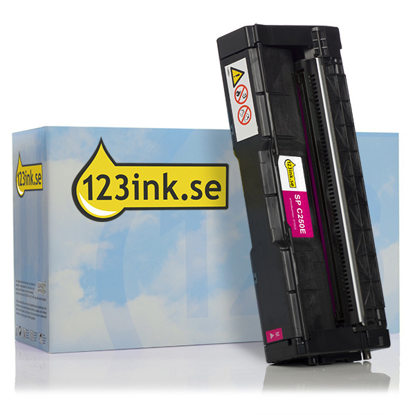 Ricoh SP C250E (407545) magenta toner (varumärket 123ink) 407545C 073523 - 1