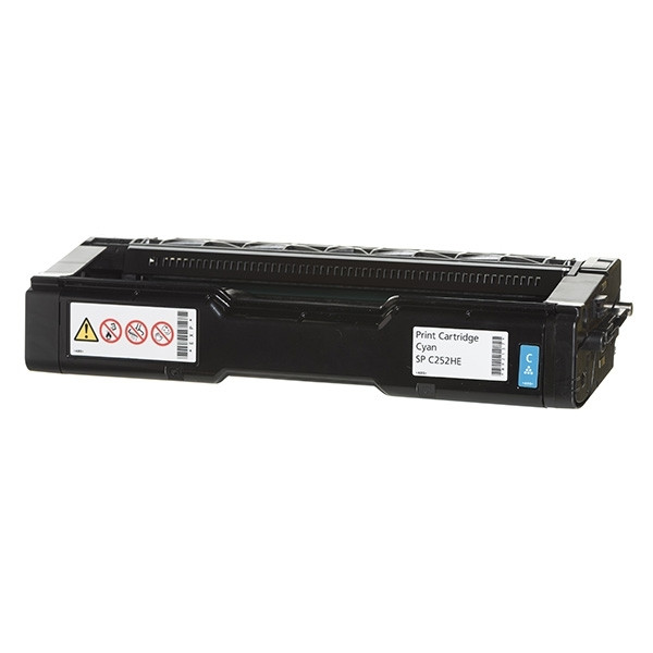 Ricoh SP C252HE (407717) cyan toner hög kapacitet (original) 407717 067024 - 1