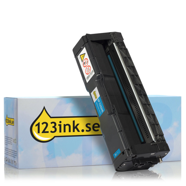 Ricoh SP C252HE (407717) cyan toner hög kapacitet (varumärket 123ink) 407717C 067025 - 1