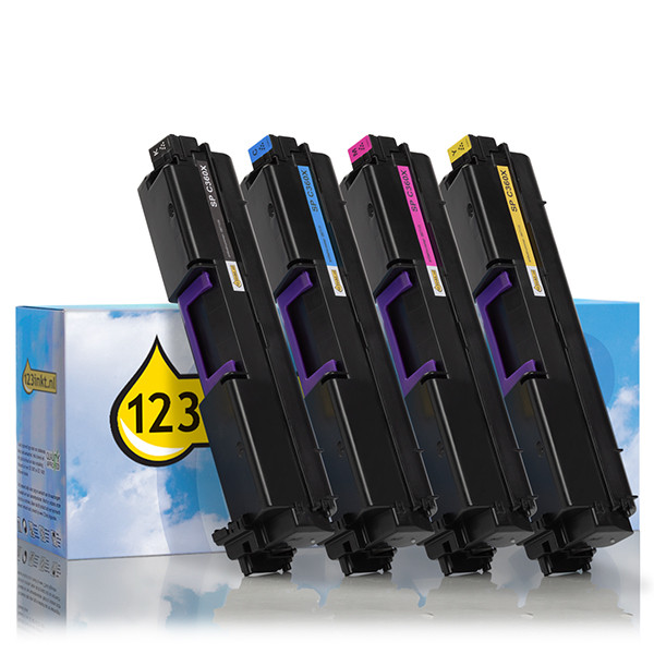 Ricoh SP C360X BK/C/M/Y toner 4-pack (varumärket 123ink) 125360 - 1