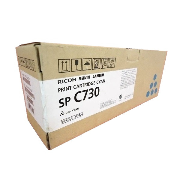 Ricoh SP C730DN (407136) cyan toner (original) 407136 407838 073666 - 1