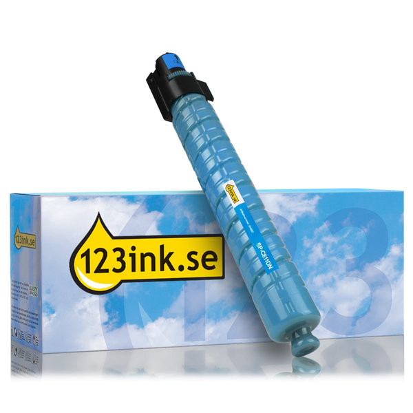 Ricoh SP C811DN (820025) cyan toner (varumärket 123ink) 820025C 821220C 884204C 074857 - 1